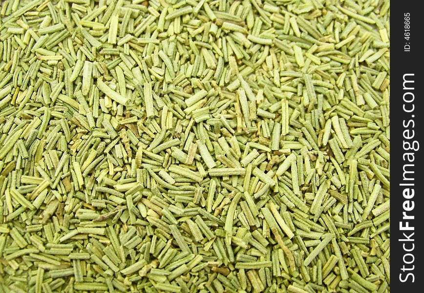 Detailed image of dried rosemary.