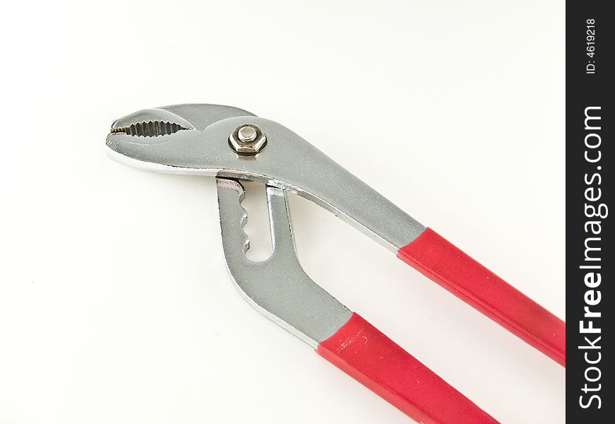 Plier Wrench isolated on white background