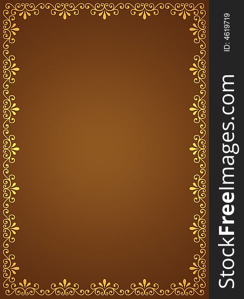 Abstract decorative border