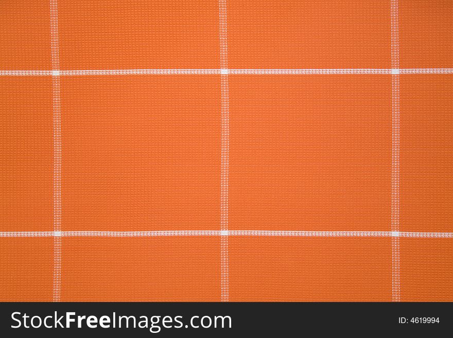 Orange Textile Pattern. Pattern Series.