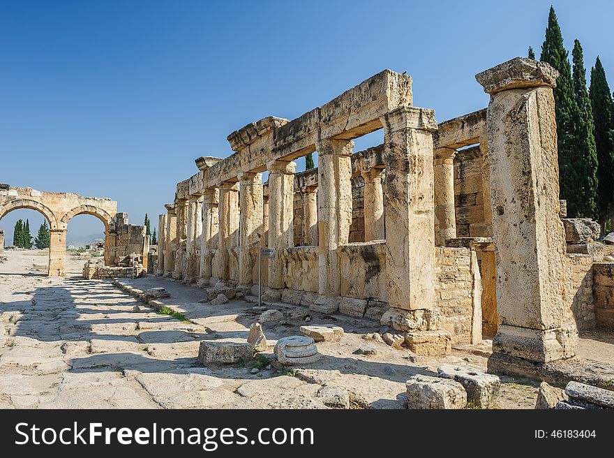 Ruins Of Hierapolis, Now Pamukkale