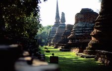Buddhist Temple Ruin Royalty Free Stock Photos