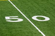 50 Yard Line Stock Images