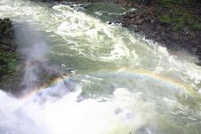 Iguassu (Iguazu; Iguaçu) Falls - Large Waterfalls Stock Photography Iguassu (Iguazu; Iguaçu) Falls - Large Waterfalls Stock Photography