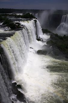 Iguassu (Iguazu; Iguaçu) Falls - Large Waterfalls Stock Images Iguassu (Iguazu; Iguaçu) Falls - Large Waterfalls Stock Images