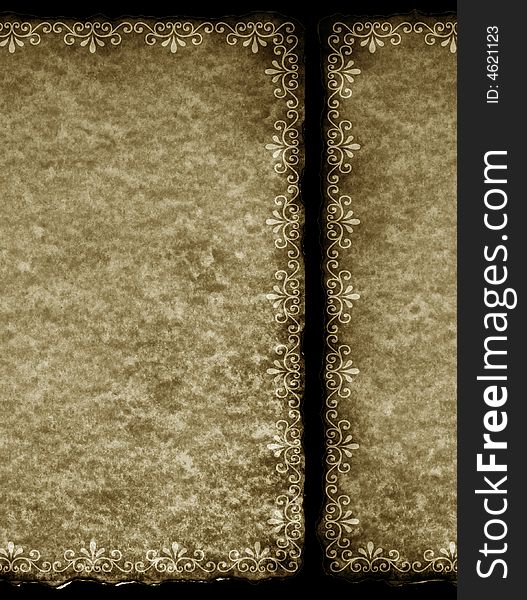 Textured Grunge border for background. Textured Grunge border for background