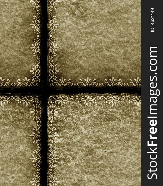 Textured Grunge border for background. Textured Grunge border for background