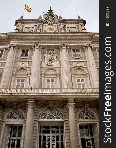 Main entrance into  Palacio Real , Madrid