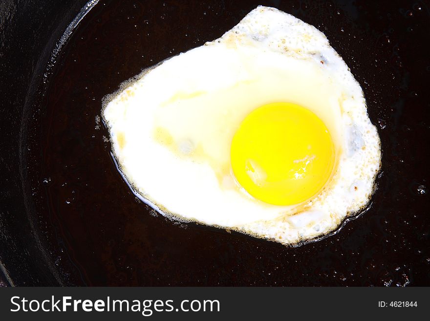 Egg in a frying pan