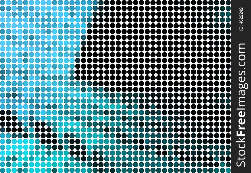 Vector abstract design with round pixels, dots, background for many purposes. Vector abstract design with round pixels, dots, background for many purposes.