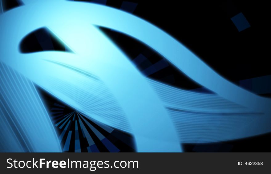 Abstract design, backdrop with blue wavy lines. Abstract design, backdrop with blue wavy lines.