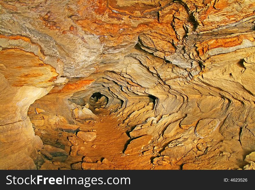 Large and old stone cave in Estonia. Large and old stone cave in Estonia.