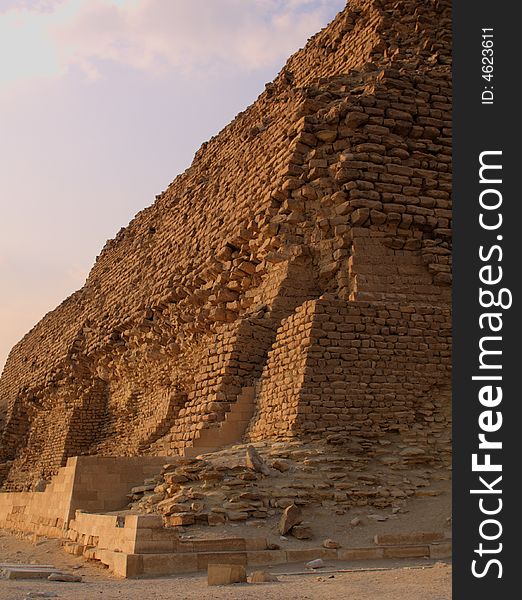 Step Pyramid at Giza , Egypt, North Africa.