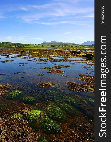 Scottish Highlands on Isle of Skye in summer