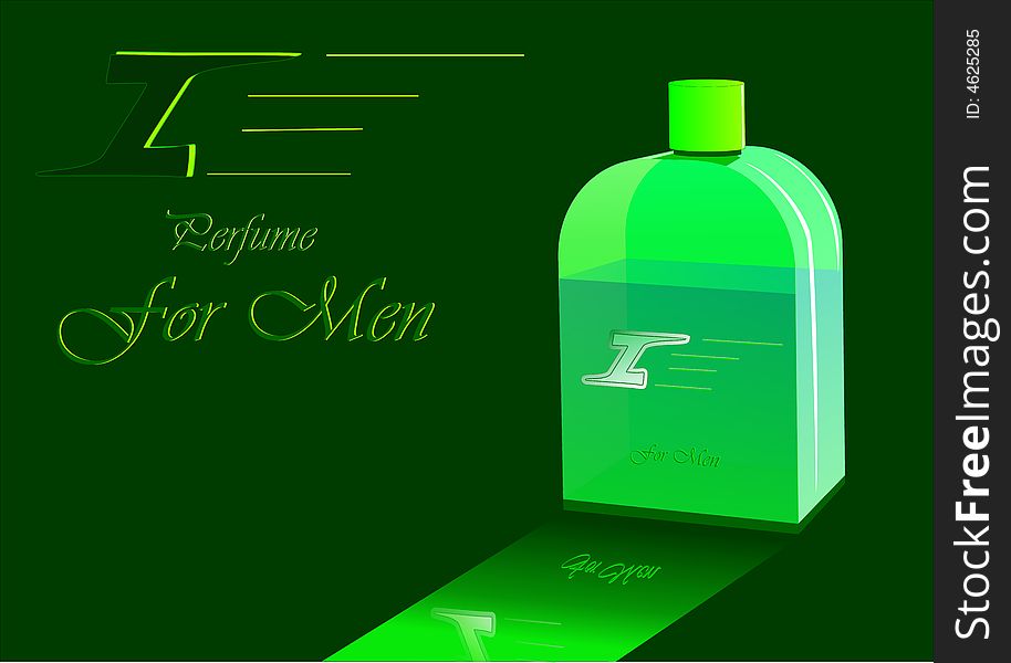Presentation for men's perfume, created in Coreldraw10. Presentation for men's perfume, created in Coreldraw10