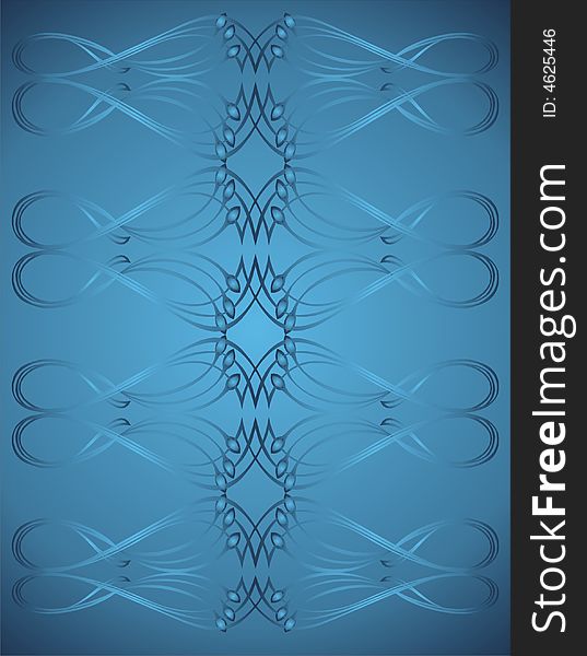 Abstract blue background -  illustration