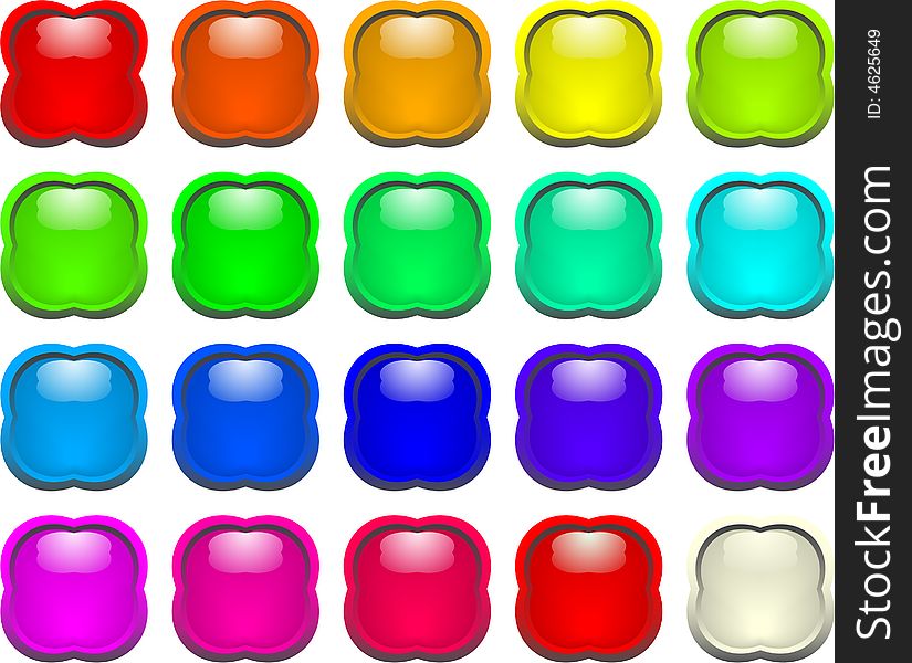 Many Color Buttons