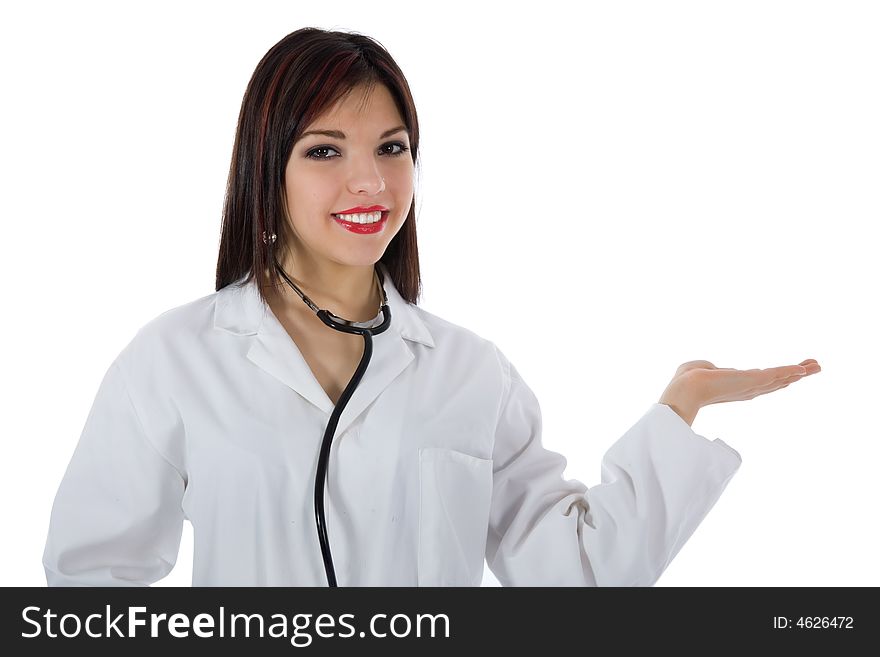 Young doctor with stethoscope
