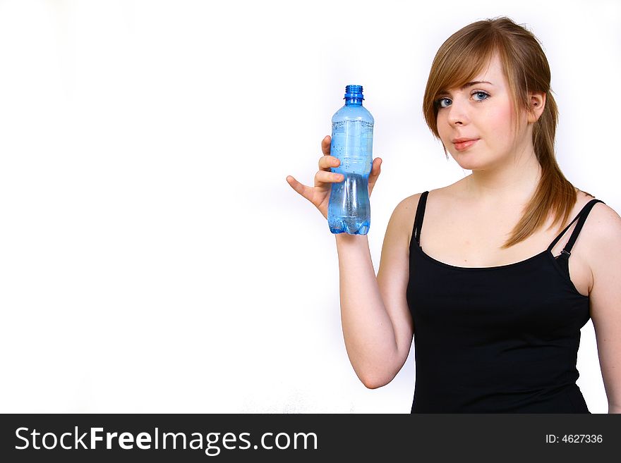 Woman With Bottle