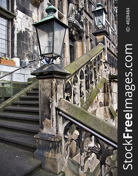 Detail of Town Hall, Aachen