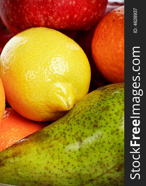 Fresh Vegetables, Fruits and other foodstuffs. Shot in a studio. Fresh Vegetables, Fruits and other foodstuffs. Shot in a studio.