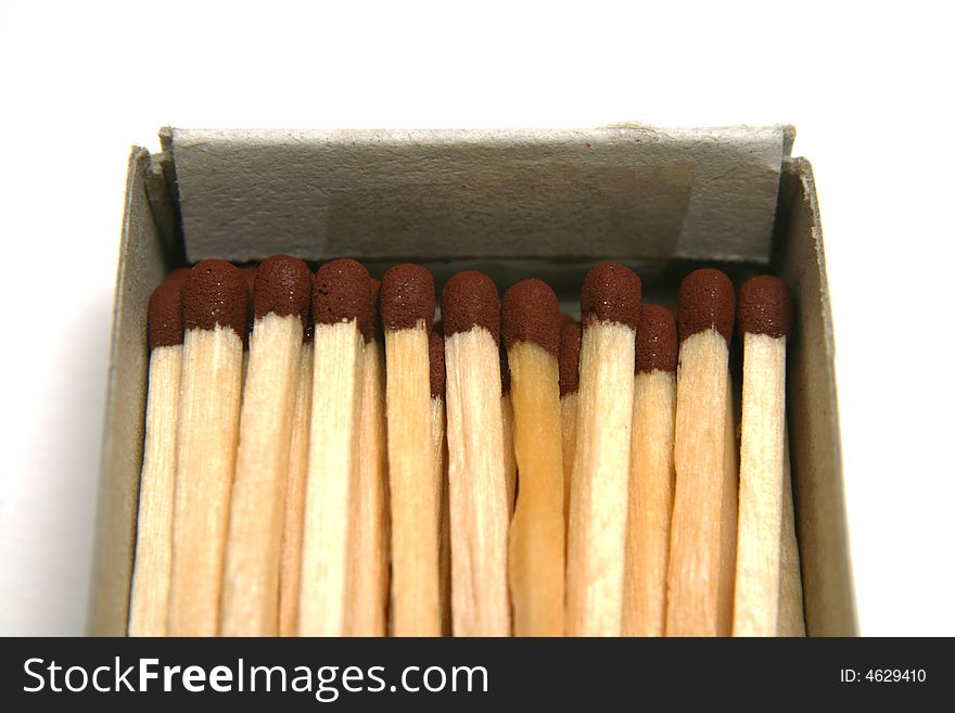 Collection of matches in a box