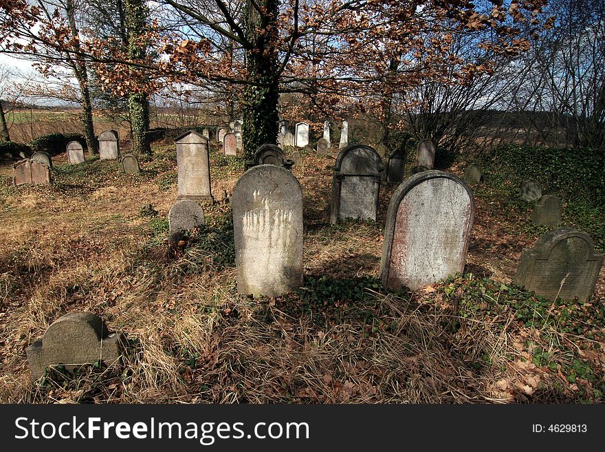 Israelite , cemetery,old grass-grown, ,desolate,immortality,tomb. Israelite , cemetery,old grass-grown, ,desolate,immortality,tomb