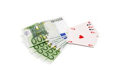 Cards Vs Euro Stock Images