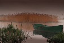 Boat Near The Edge Royalty Free Stock Photo Boat Near The Edge Royalty Free Stock Photo
