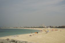 City Beach In Dubai Stock Image