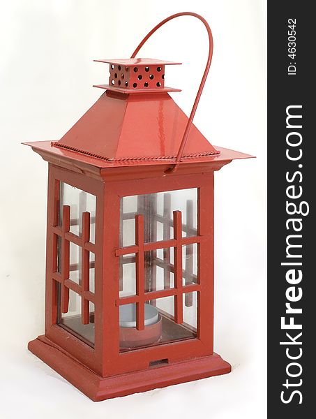 Red china wooden exterior light. Red china wooden exterior light