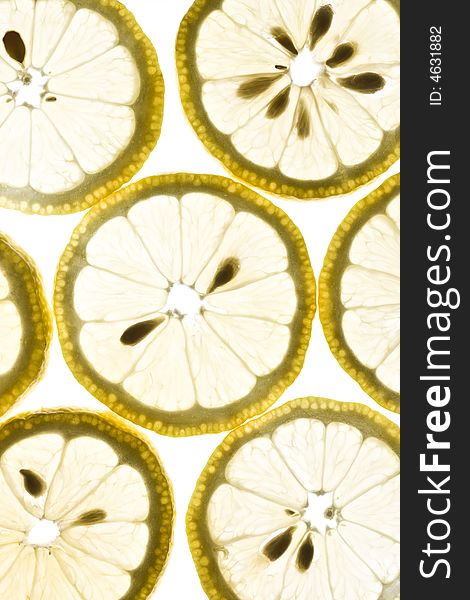 Pattern Of Lemon Slices