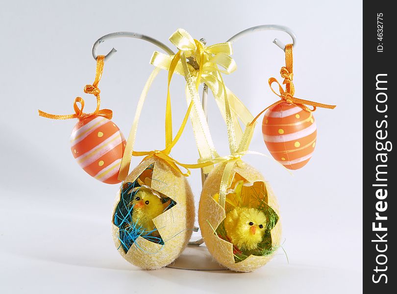 Easter decoration with interesting elements