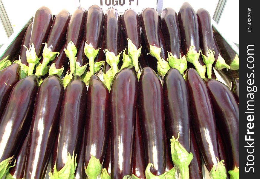 Natural Aubergine by organic agriculture