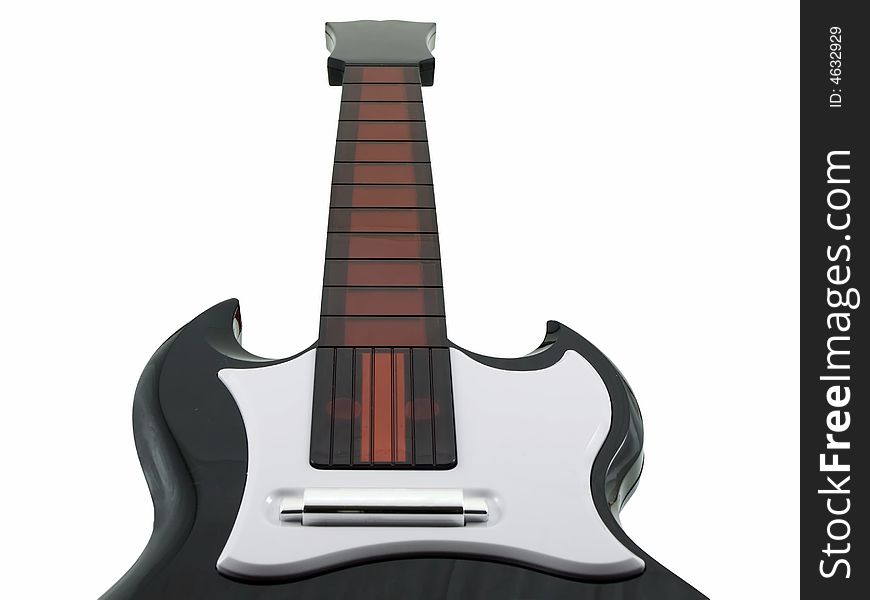 Guitar isolated on a white background