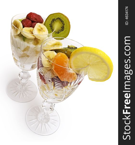 Fruits Salad In The Cups