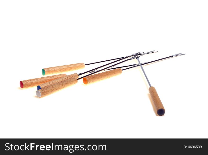 Iron fondue s forks