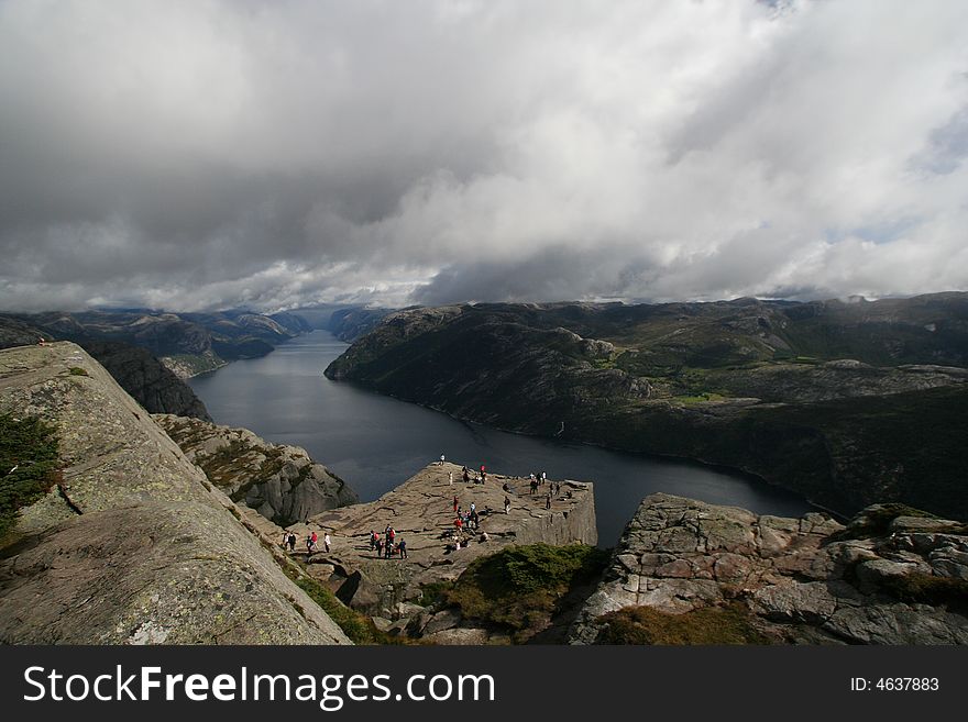 View On The Lysefjord, Norway