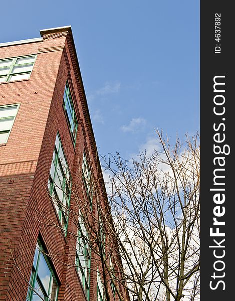 Brick Office Building In Seattle