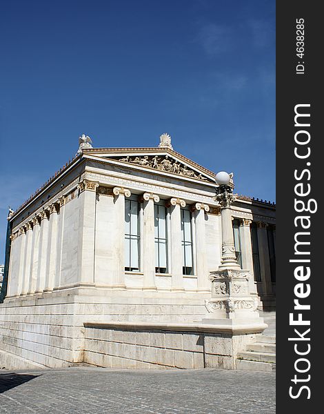 Ancient greek building in Athens - Greece