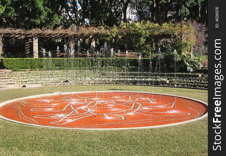 Fountain at Hyde Park Sydney