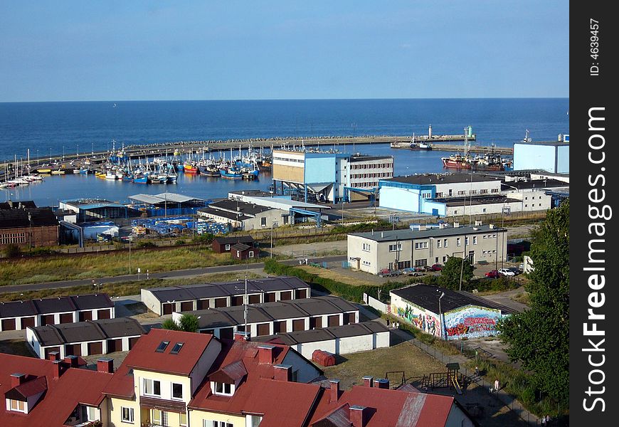 a village sea port in Eastern Europe