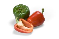 Cut Paprika Stock Image Cut Paprika Stock Image