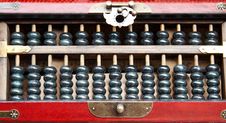 Antique Wooden Abacus Royalty Free Stock Images