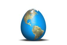 The Globe-egg Stock Image