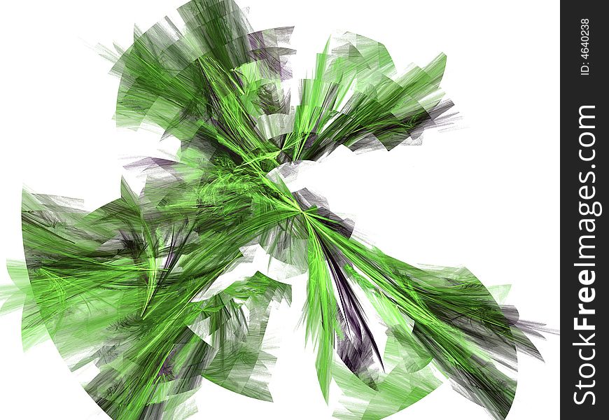 Abstract Green Web
