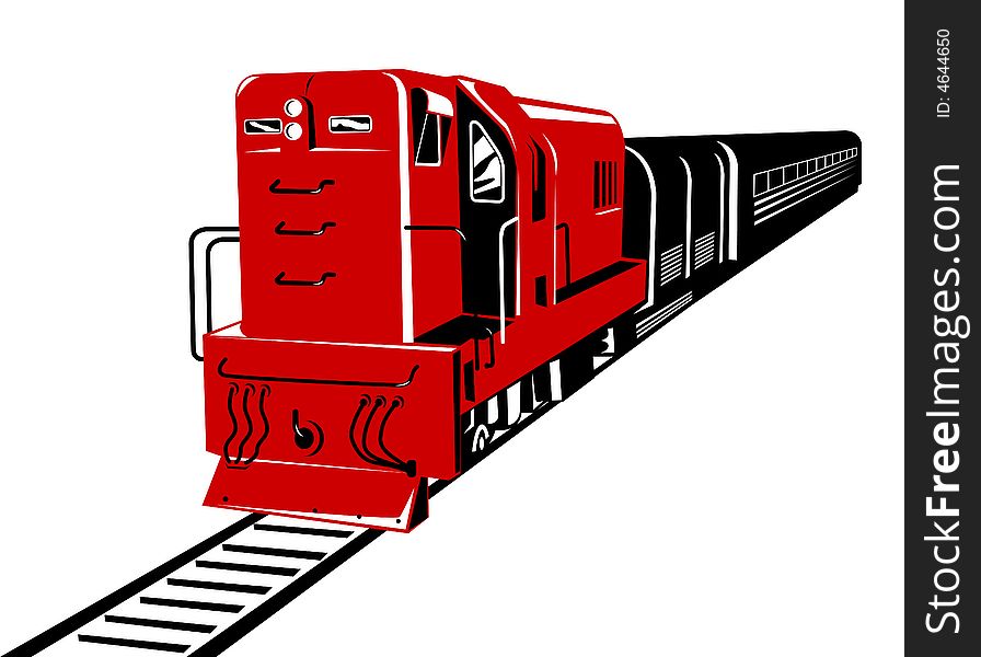 Train Red Diesel