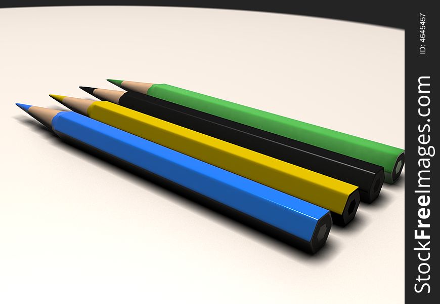 Four Pencils