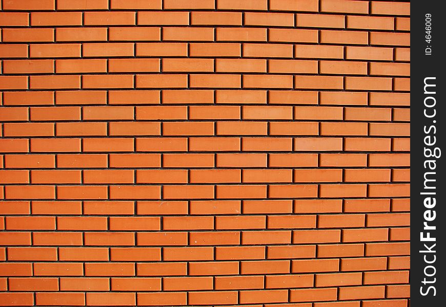 Background of wall from a red brick. Background of wall from a red brick