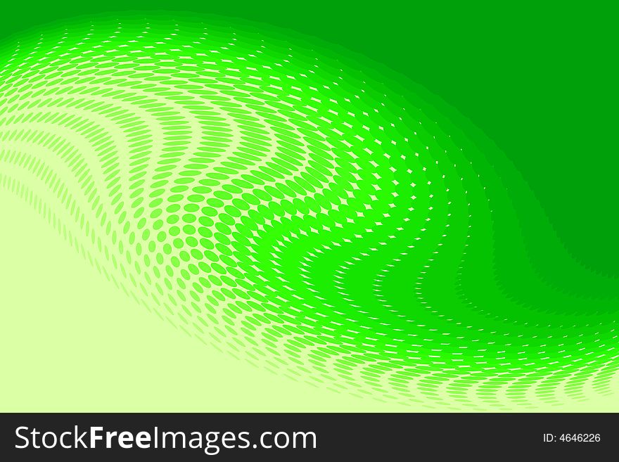 Vector illustration of abstract green background